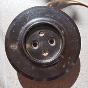 Stare gniazdko ebonitowe Loft