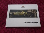 2011 Porsche Cayman R Prospekt niemiecki twarda okładka 48 str DE/WW