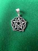 Pentagram wisiorek wisior srebro 