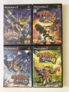 Zestaw 4 gier Ratchet&Clank 1,2,3,4 NTSC J PlayStation 2 