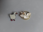 Untitled Goose Game Gęś Broszka Gra