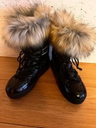 CZARNE ŚNIEGOWCE OCIEPLANE Z FUTERKIEM 40 idealne na śnieg