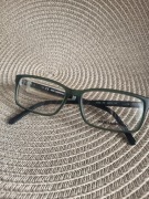 Zielono czarne zerówki okulary oprawki karl lagerfeld