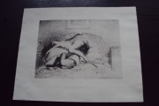 Mihaly Zichy (1827-1906) erotyczna grafika z cyklu Erato