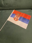 Nowe Flagi Serbii Materiałowe Chorągiewka 1 szt