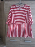 Urocza letnia zwiewna bluzeczka w paski 