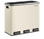 Kosz na śmieci 3 x 18 L 3-komorowy