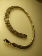 pamiątka z PRL -  naszyjnik - kolia - imitacja złota