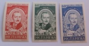 Fi.594-596 seria znaczków 60. rocznica urodzin Bolesława Bieruta