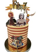 Dekoracja na tort Harry Potter