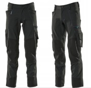 Spodnie Robocze STRETCH MASCOT Czarne - 51-90 cm