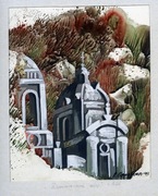 Akwarela, Dominikańska katedra, Lwów