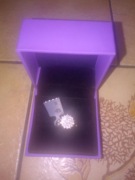 PIERŚCIONEK Z ZŁOCIE BRYLANTAMI 1CT