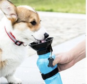 Butelka turystyczna dla psa na wodę przenośna bidon 500ml