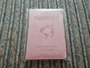 Portfel podróżny travel wallet - różowy