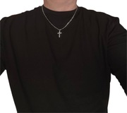 Figaro 54 cm 4 mm | krzyżyk 2,5/1,5 cm | czarne pudełko