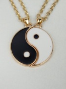 Naszyjniki przyjaźni Ying Yang na Prezent 