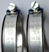 Opaska ślimakowa cybant ABA  2 sztuki 44-56 mm Made in Sweden S20