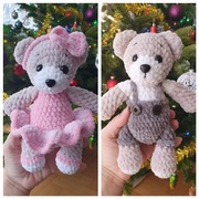Misie - maskotki szydełkowe amigurumi  - 22cm