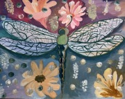 Tajemniczy ogród/Obraz papier /tempera