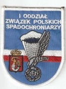 Naszywka I Oddziału ZPS z Warszawy.