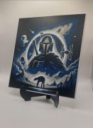 Obraz 3D Star Wars 20x20cm ze stojakiem PLA