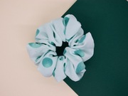  Gumka do włosów, scrunchie miętowa.