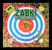 Żabki – gra zręcznościowa dla dzieci, duża mata animacyjna, na prezent!