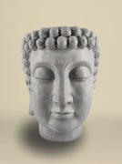 Figura Dekoracyjna - Głowa Buddy Doniczka (duża)