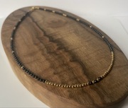 Naszyjnik- choker turmaliny czarne