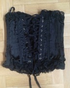 Gorset pasowany fiszbiny Gothic Lolita cosplay Sunburst ,32/70