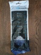 Ramka Quadra czarna potrójna 