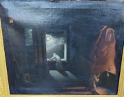 Obraz " Mnisi  w grocie " XVIII w 