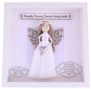 Pamiątka Pierwszej Komunii Świętej Ramka 3D Anioł Stróż Rękodzieło Prezent