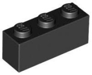 LEGO CEGŁA 1X3 CZARNY ( 2 SZTUKI)