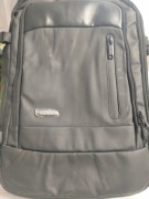 Plecak czarny podróżny LEKE.Biznesowy na laptopa.