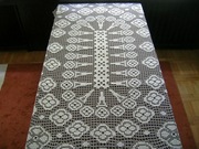 OBRUS RĘCZNIE ROBIONY NA SZYDEŁKU z kordonku DMC