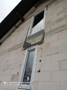 Okna proste ciemny kolor OKMAR / ALUPLAST