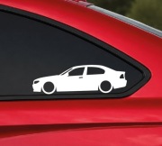 Naklejka BMW E46 Coupe wlepka 12cm - różne rozmiary / kolory