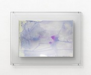 "Zima z lotu drona" oryg. obraz tuszem akrylowym z sygnaturą i cert.