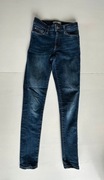 Spodnie jeansy rurki skinny Cubus 158cm 13lat wysoki stan #1831