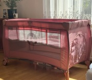Łóżeczko turystyczne LIONELO Stefi Plus Różowy