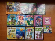 Filmy dla dzieci różne - 10 DVD i 4 CD.