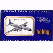 CZEKOLADA HOBBY WEDEL stare opakowanie PRL