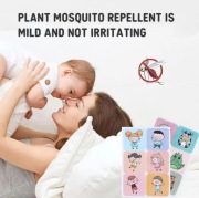 6 × Naklejki z olejkiem przeciw komarom  