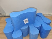 DESKA DO PŁYWANIA ÓSEMKA NIEBIESKA PIANKA