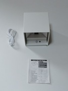 Nowoczesny bezprzewodowy kinkiet LED 6W, czujnik ruchu, bateria 3600mAh