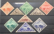 Tannu Tuva 1936 Poczta Lotnicza Komplet 9 szt.