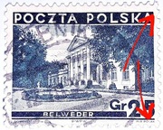 Usterki druku. Znaczek Fi 284I. RYBNIK.