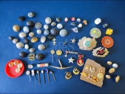 Duży zestaw odznak wojsko PRL CCCP LWP Związek Radziecki ...